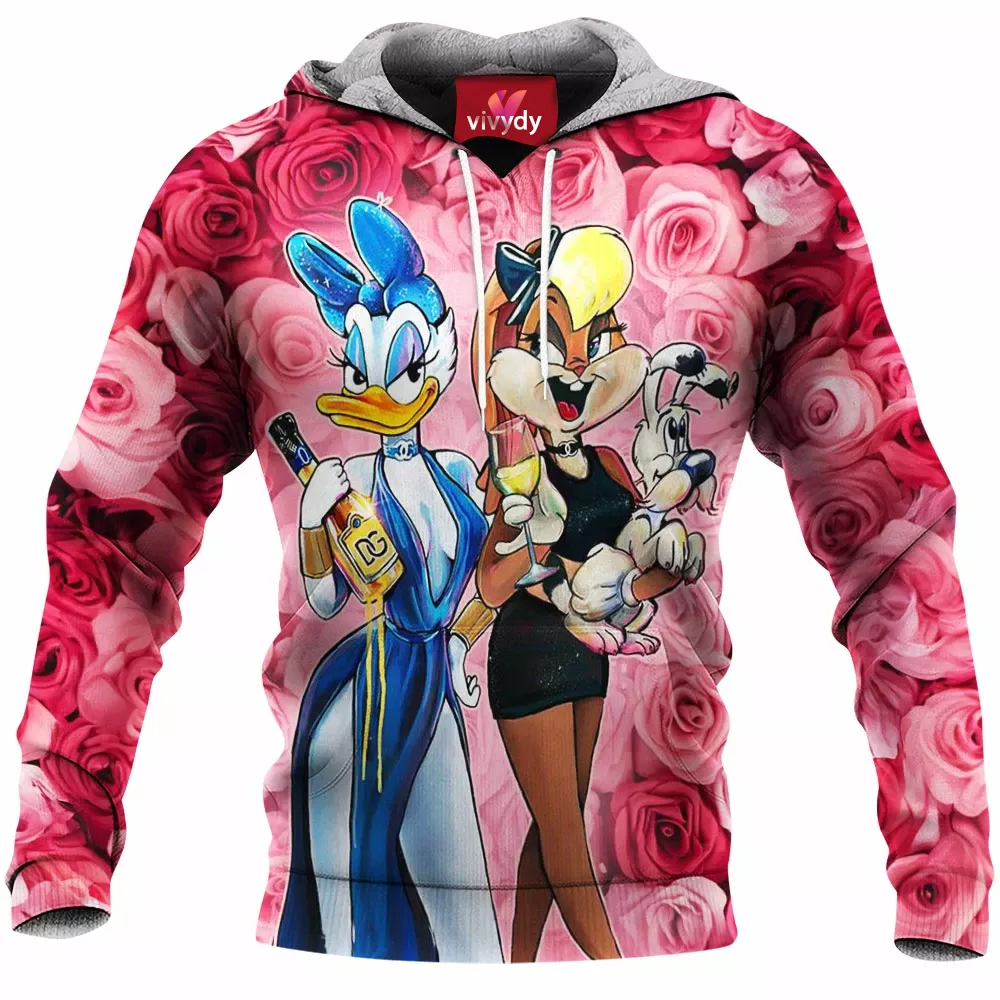 Daisy Duck Lola Bunny Hoodie