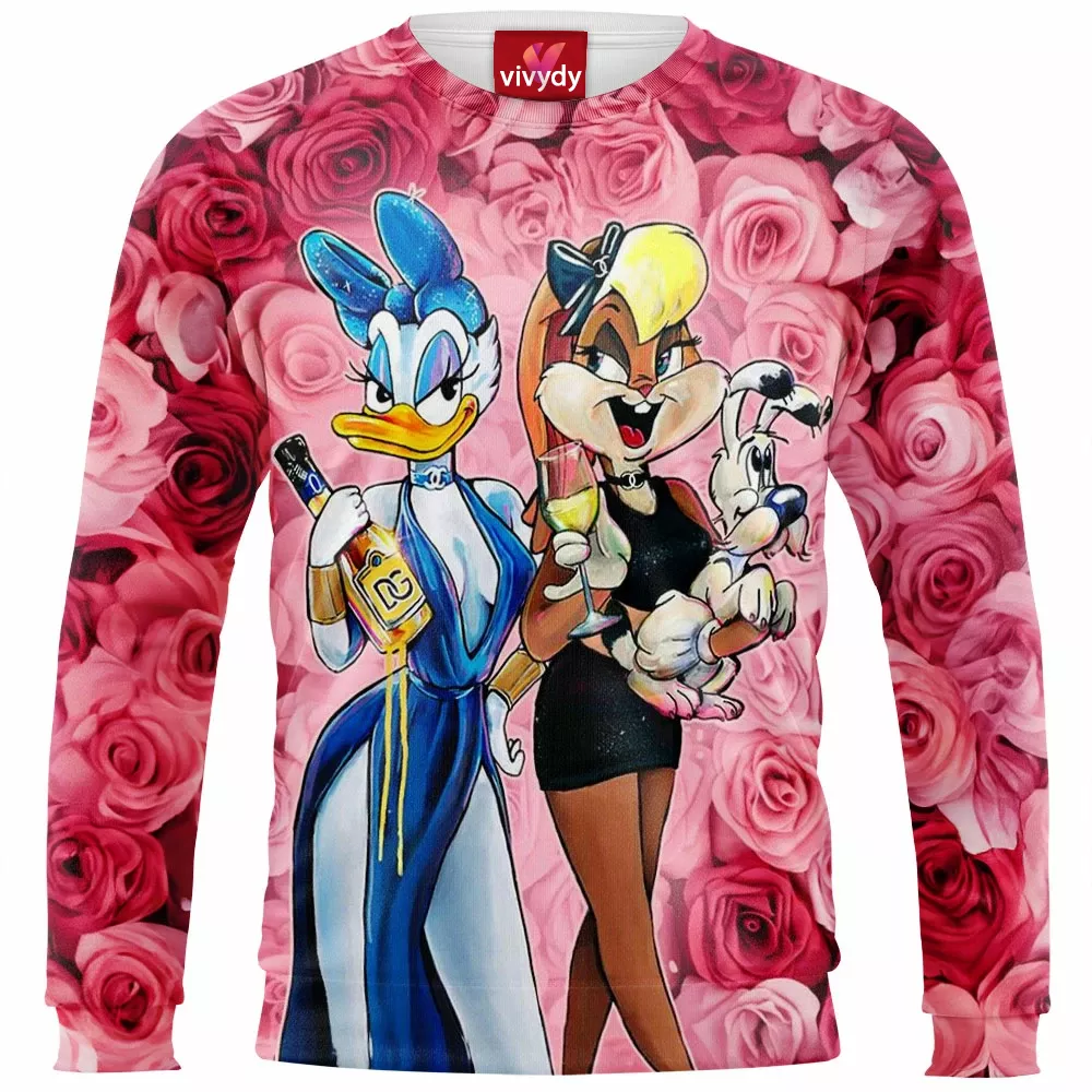 Daisy Duck Lola Bunny Sweatshirt