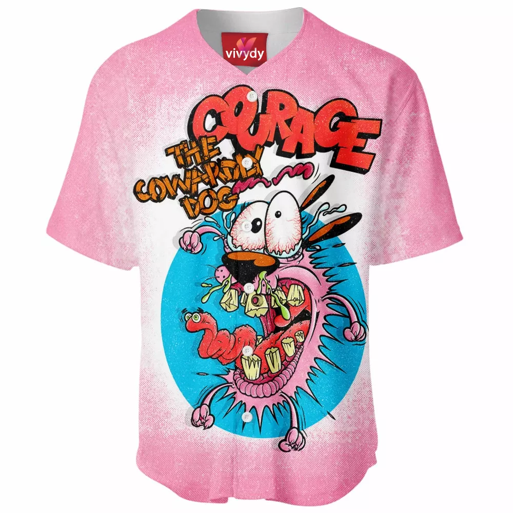 Courage the Cowardly Dog Baseball Jersey