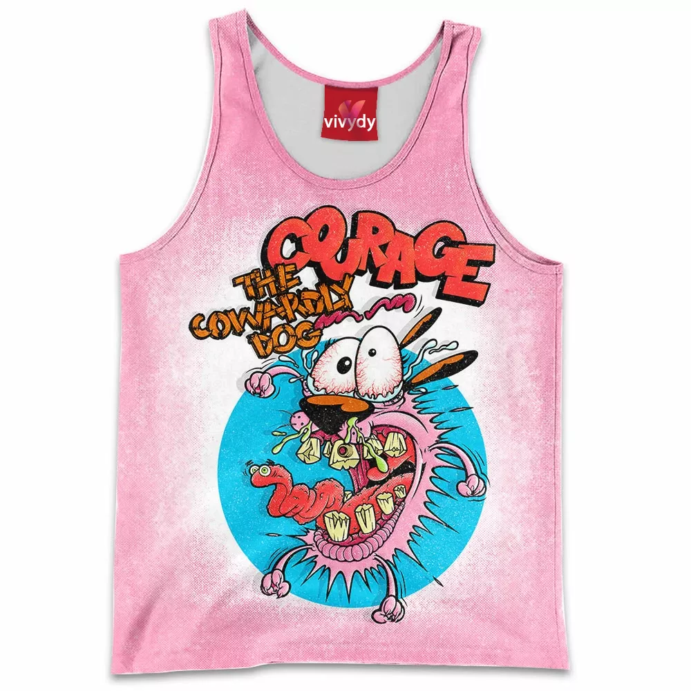 Courage the Cowardly Dog Tank Top