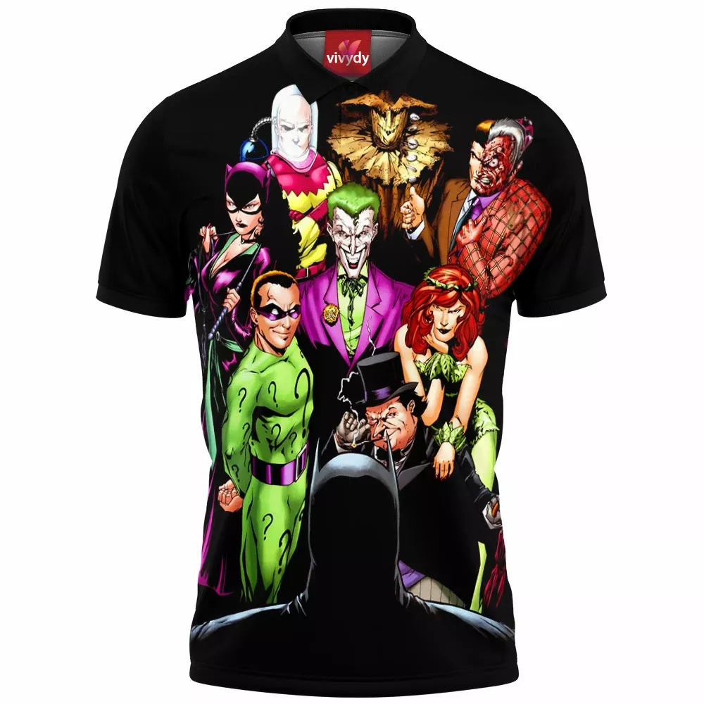 Batman Villains Polo Shirt