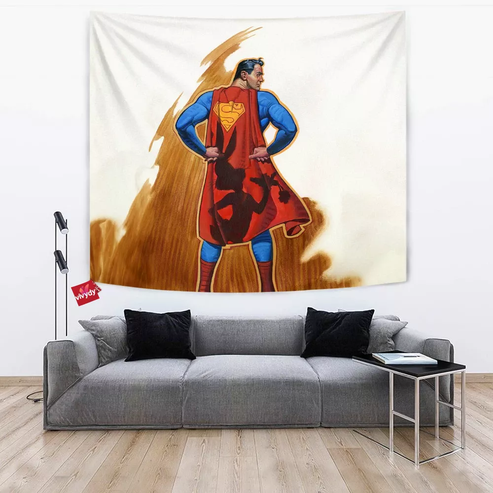 Superman x Bugs Bunny Tapestry