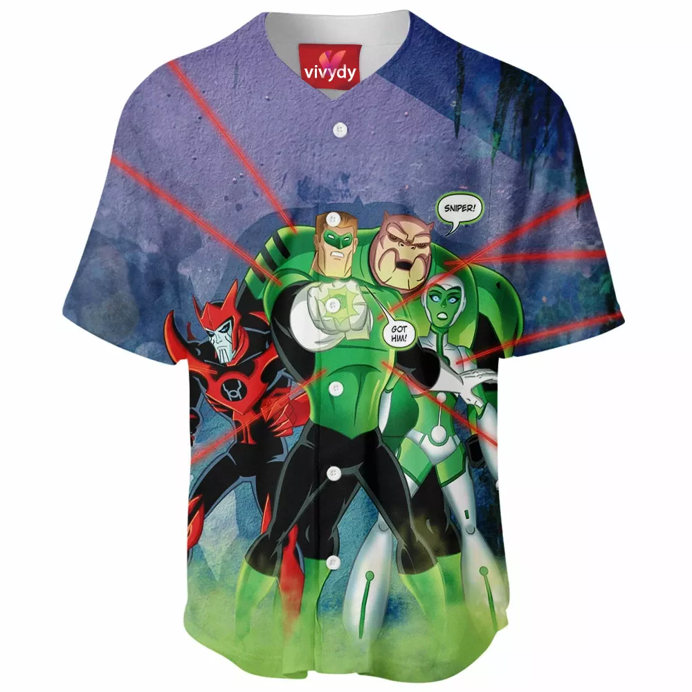 Green Lantern Baseball Jersey