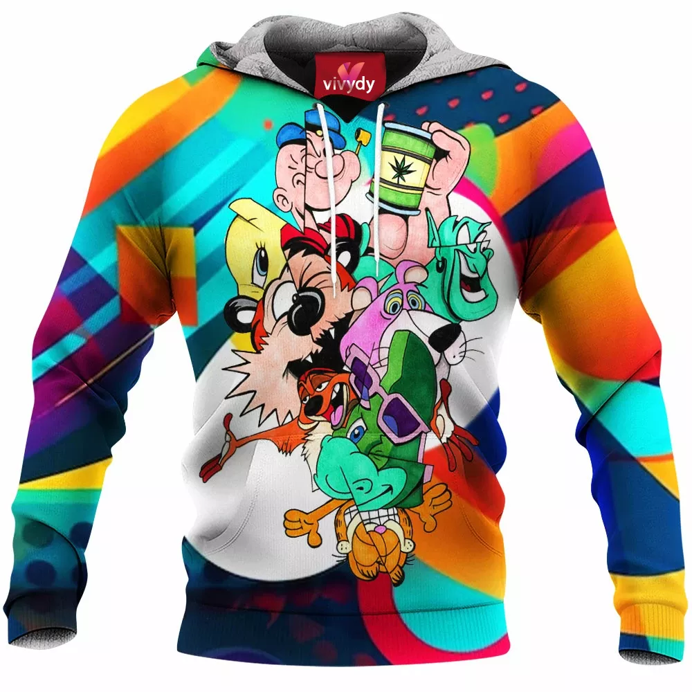 Cartoon, Animation and Animated Hoodie