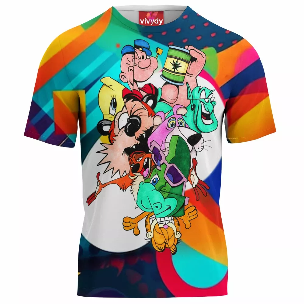 Cartoon, Animation and Animated T-Shirt