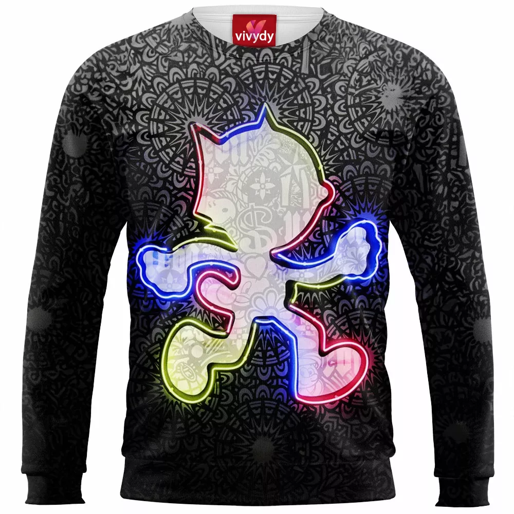 Felix The Cat,Meow Sweatshirt