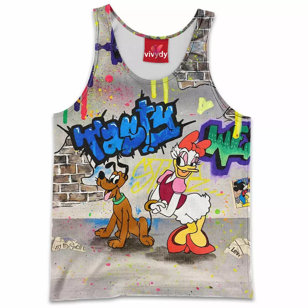 Pluto Animated and Daisy Duck Tank Top