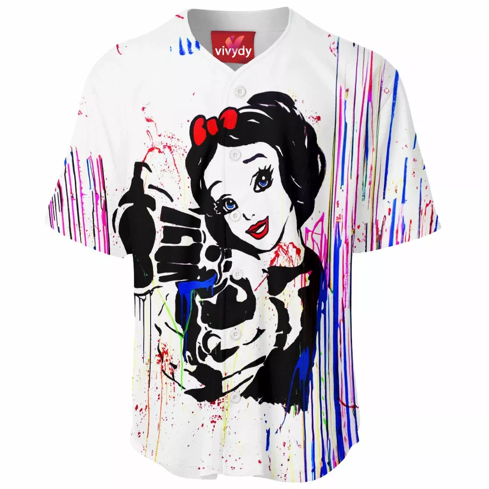 Snow White Baseball Jersey