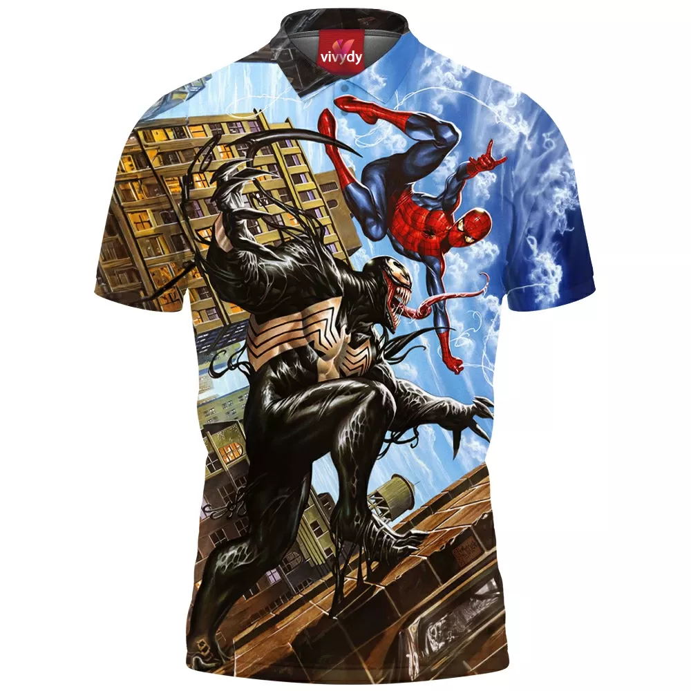 Venom Spider-man Polo Shirt