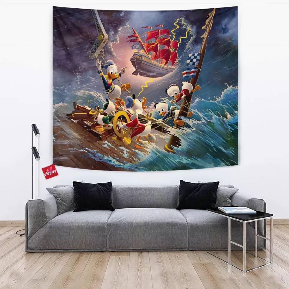 Animated Duck Tapestry