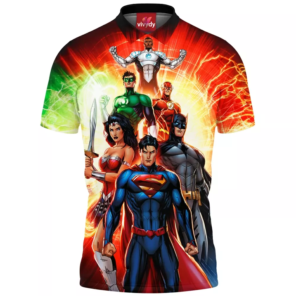 Justice League Polo Shirt