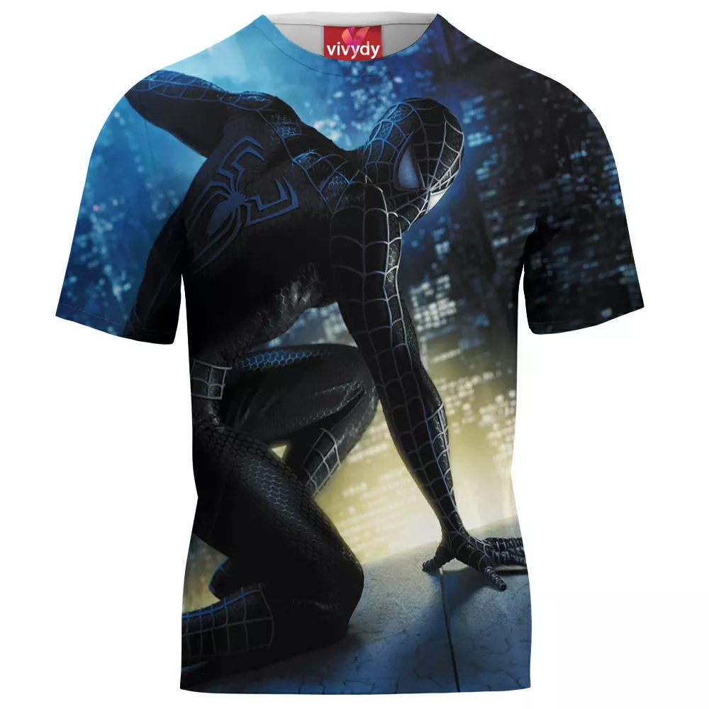 Black Spider-man T-Shirt