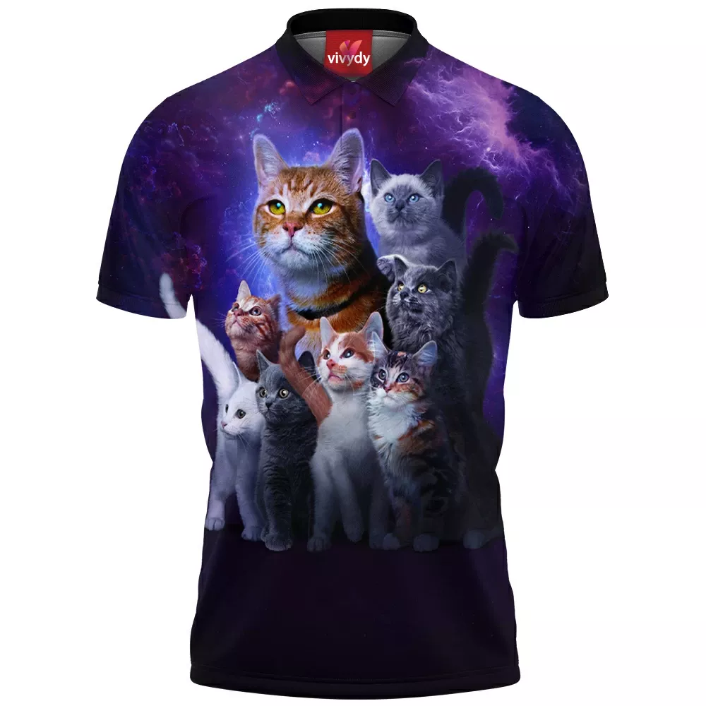 Cats Comic Polo Shirt