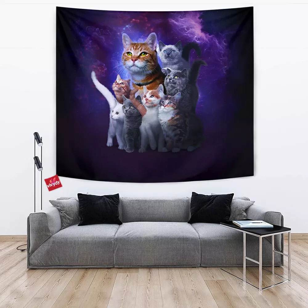 Cats Comic Tapestry