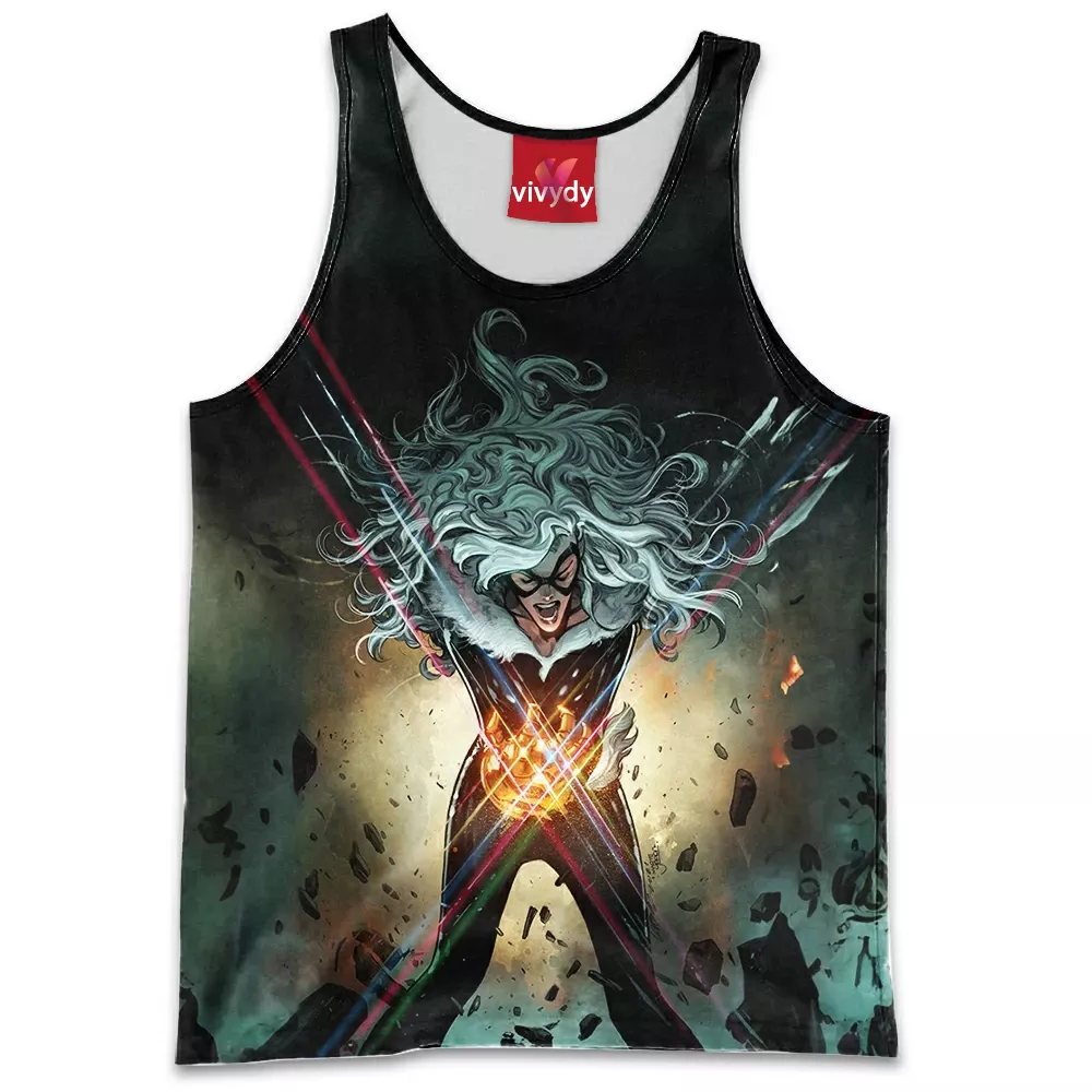 Black Cat Spider-man Tank Top