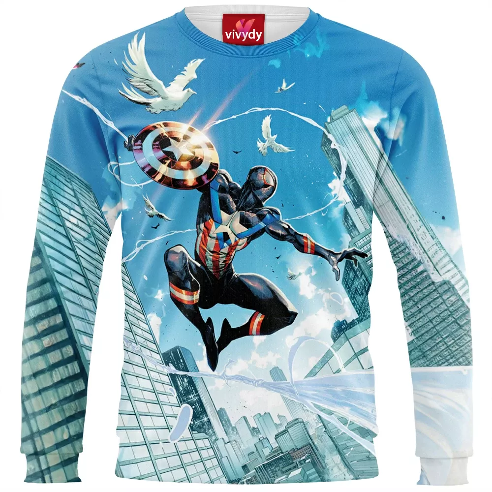 Captain America Spider-man Sweatshirt