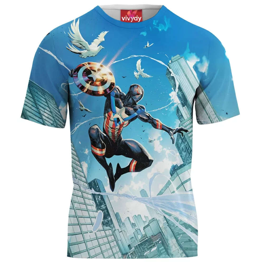 Captain America Spider-man T-Shirt