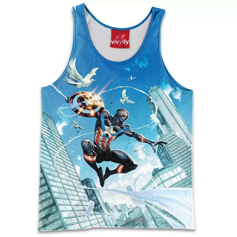 Captain America Spider-man Tank Top