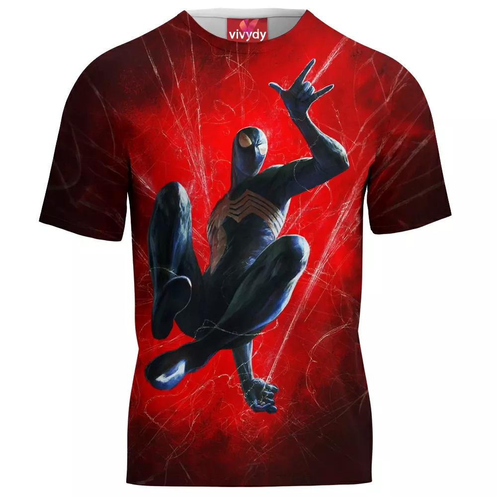 Black Spider-man T-Shirt