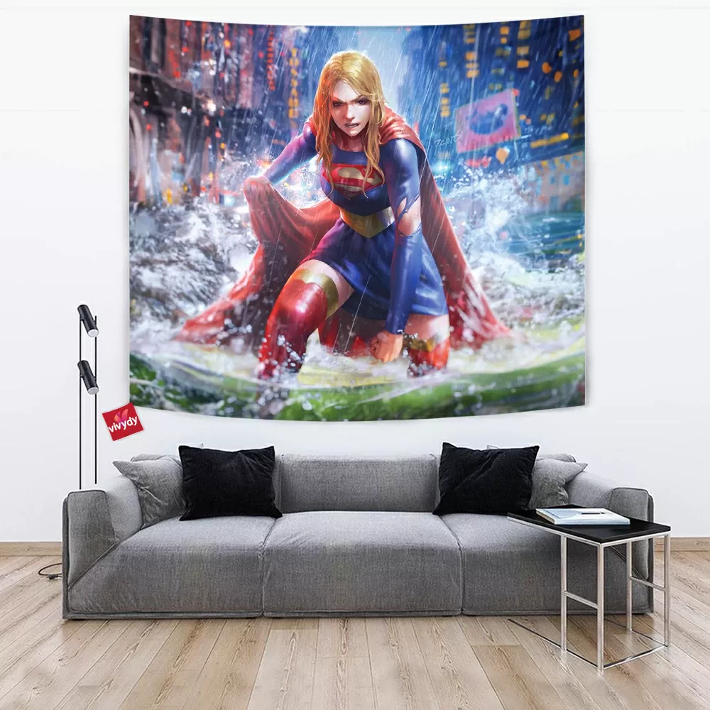 Supergirl Tapestry