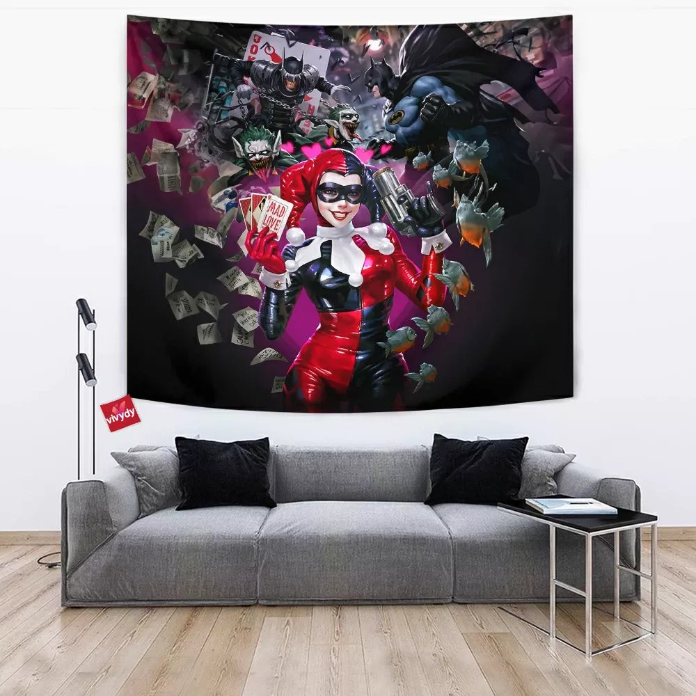 Harley Quinn Tapestry