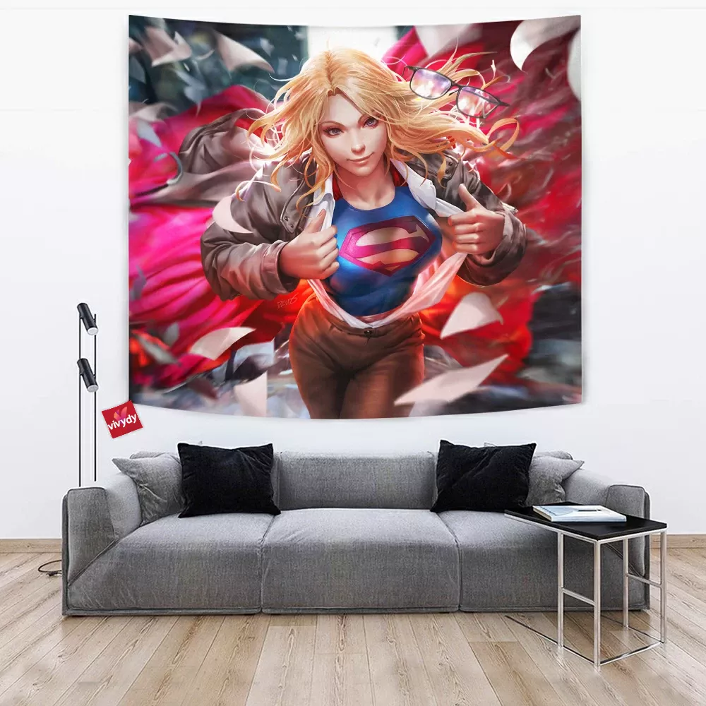 Supergirl Tapestry