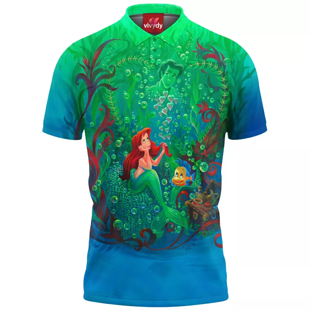 The Little Mermaid Polo Shirt