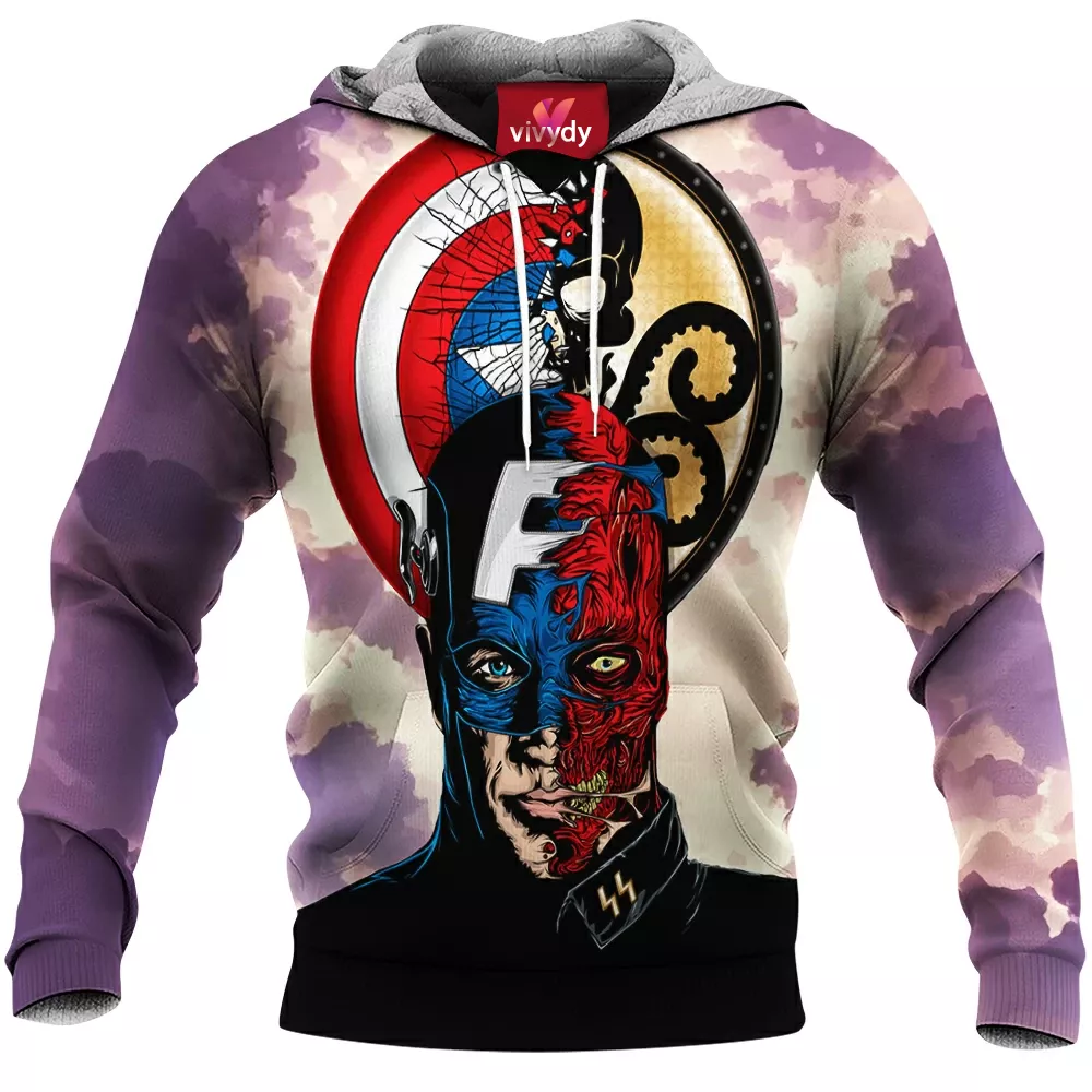 Captain America Red Skull Hoodie