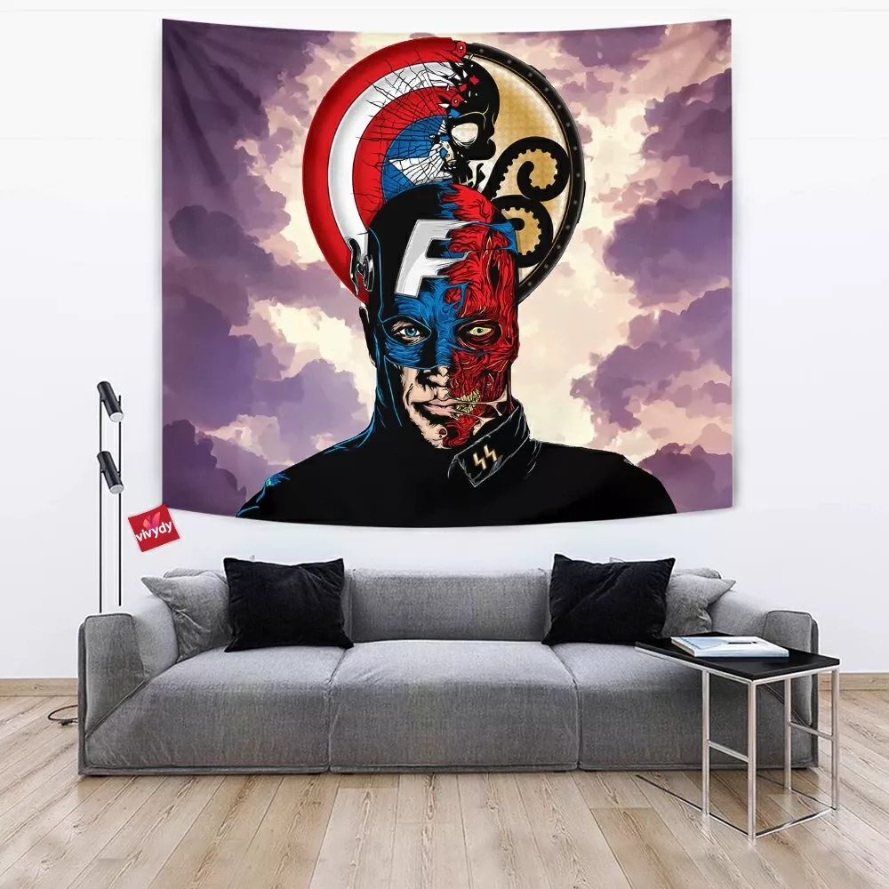 Captain America Red Skull Tapestry