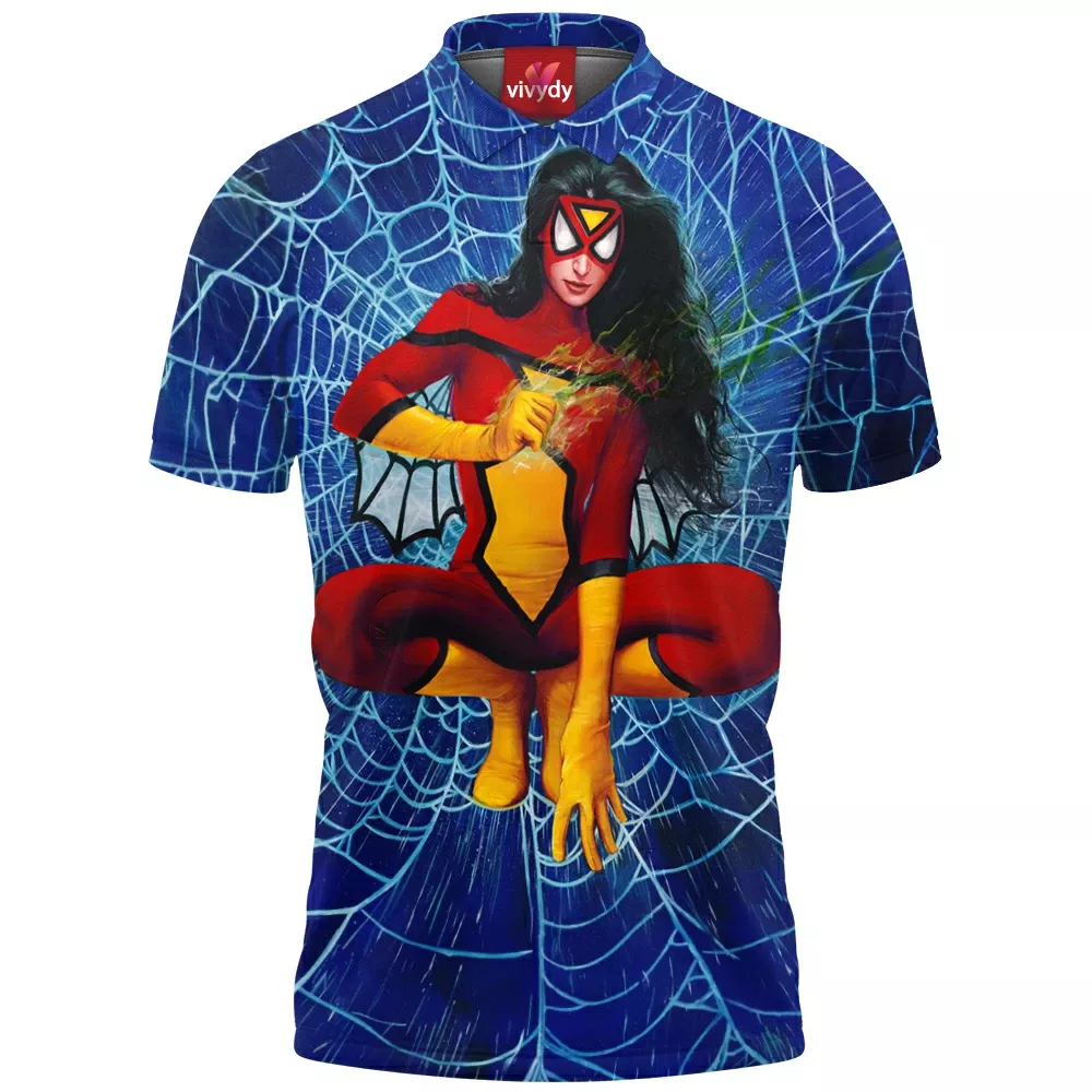 Spider-woman Polo Shirt