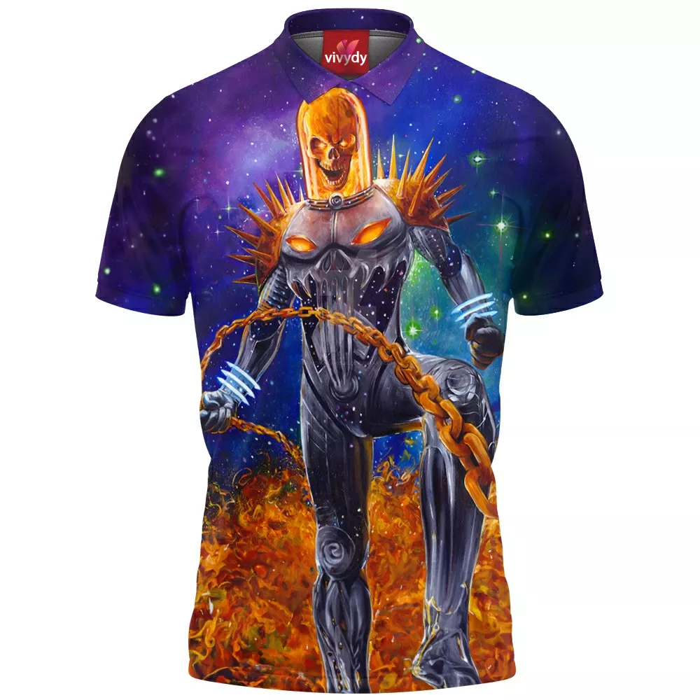 Cosmic Ghost Rider Polo Shirt