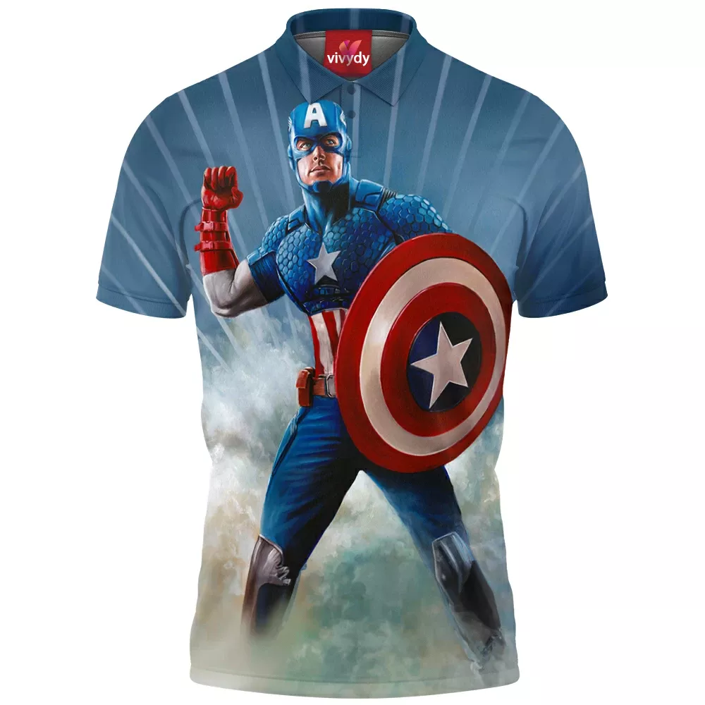 Captain America Polo Shirt