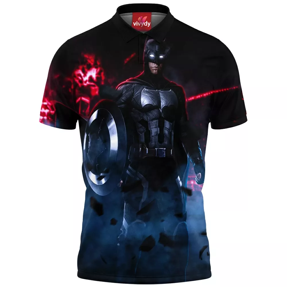 Captain America x Batman Polo Shirt