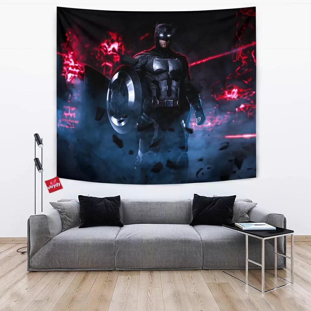 Captain America x Batman Tapestry