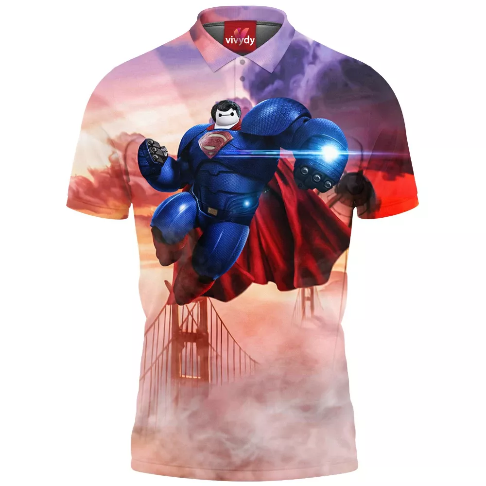 Baymax x Superman Polo Shirt