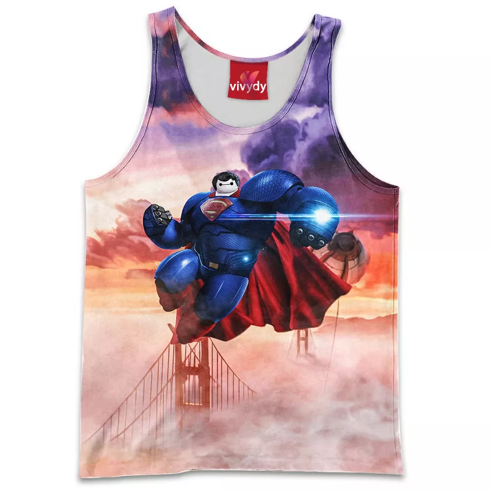 Baymax x Superman Tank Top