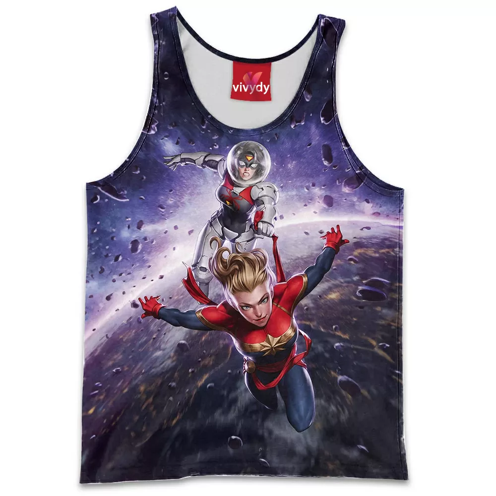 Spider-Woman Captain Comic Tank Top