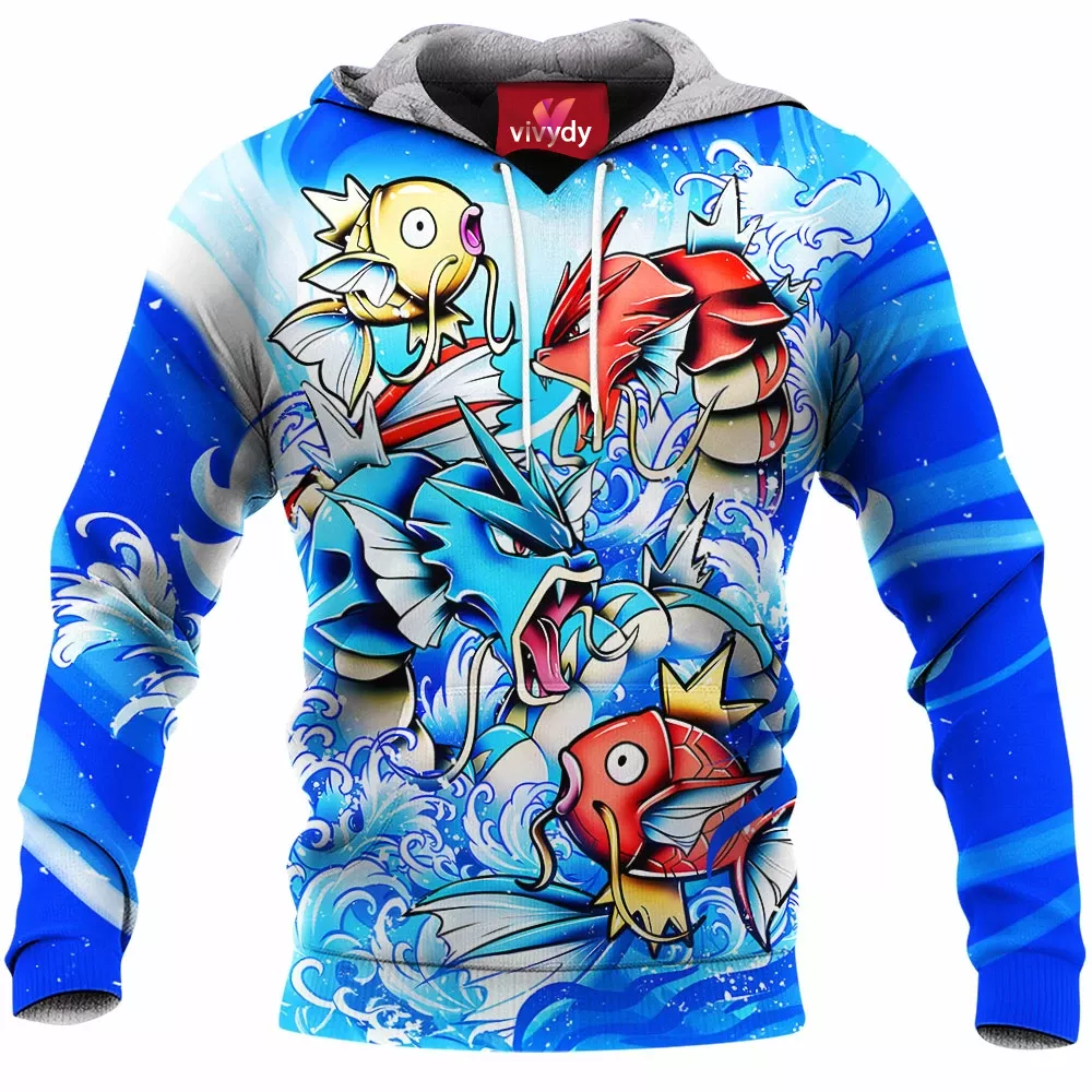 Gyrados And Magikarp Hoodie