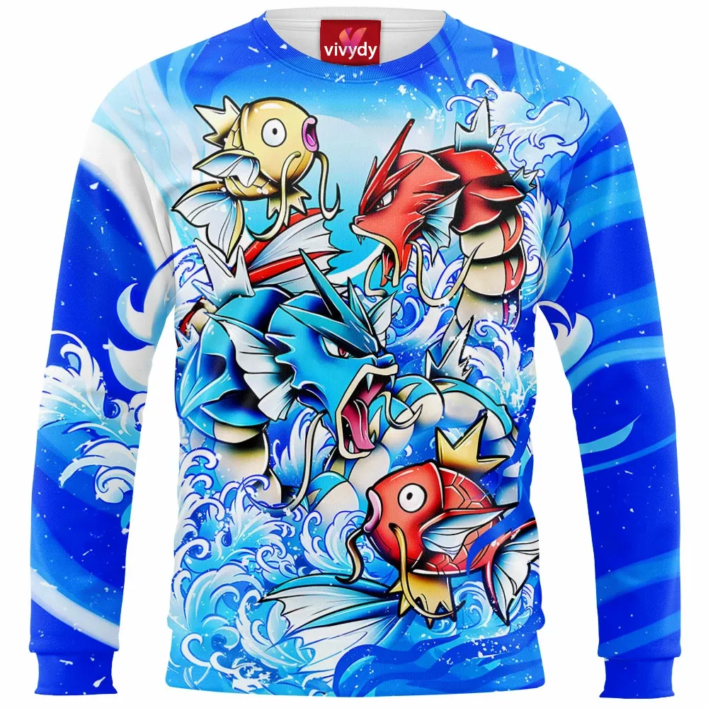 Gyrados And Magikarp Sweatshirt