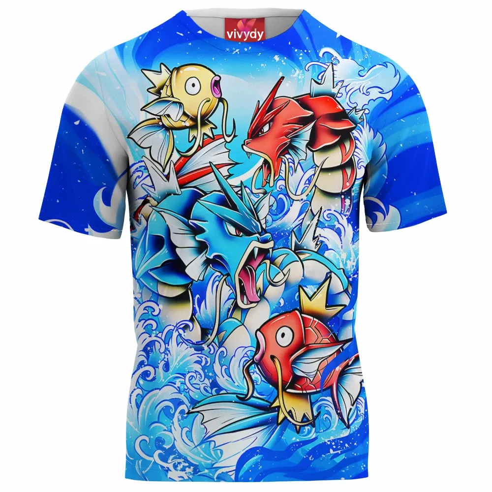 Gyrados And Magikarp T-Shirt