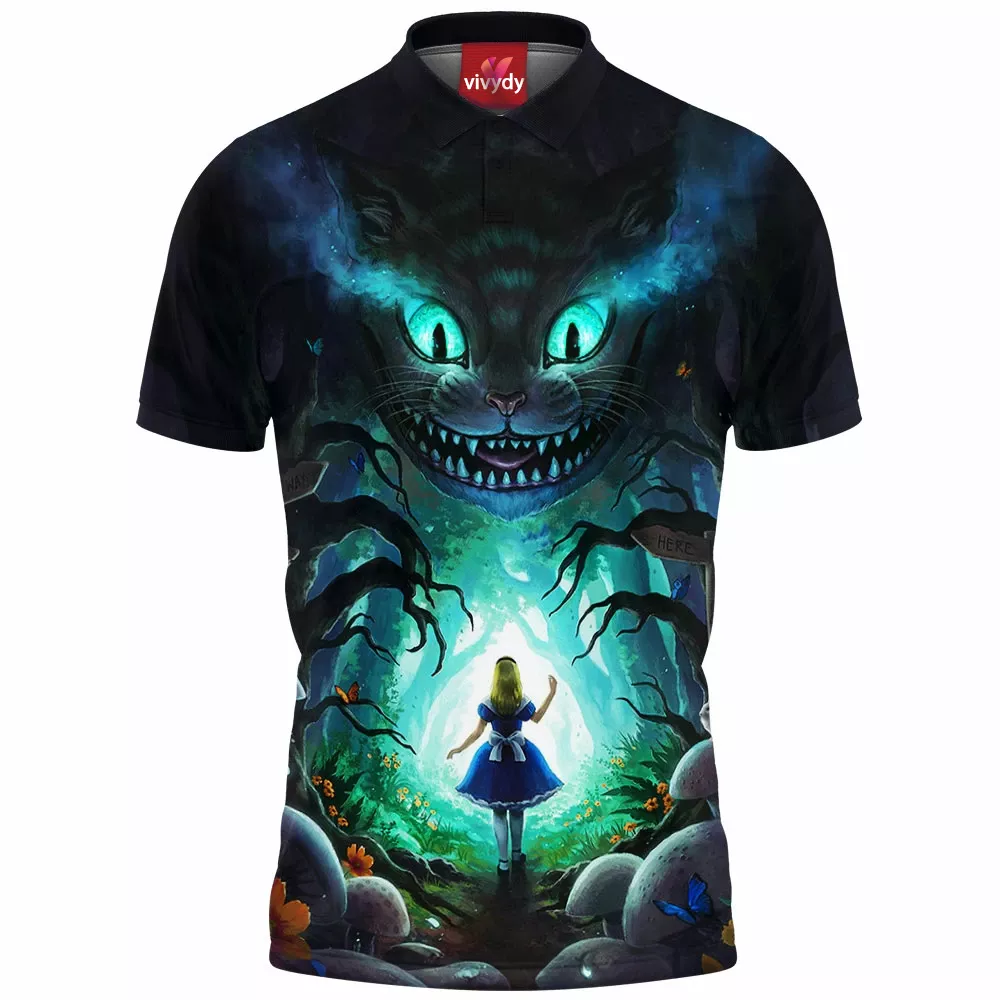 Alice In Wonderland Polo Shirt