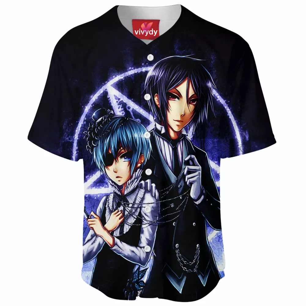 Black Butler Baseball Jersey