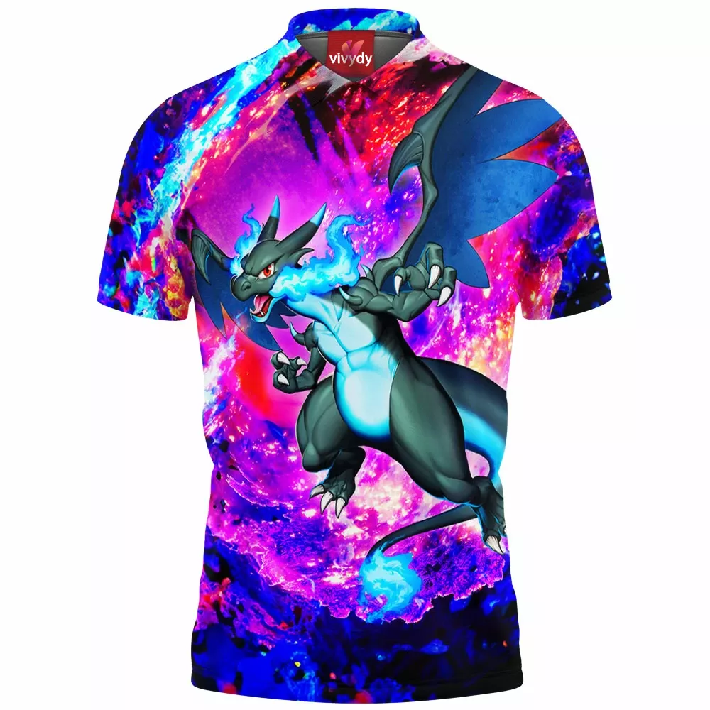 Mega Charizard X Polo Shirt