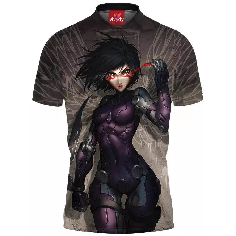 Alita Battle Angel Polo Shirt