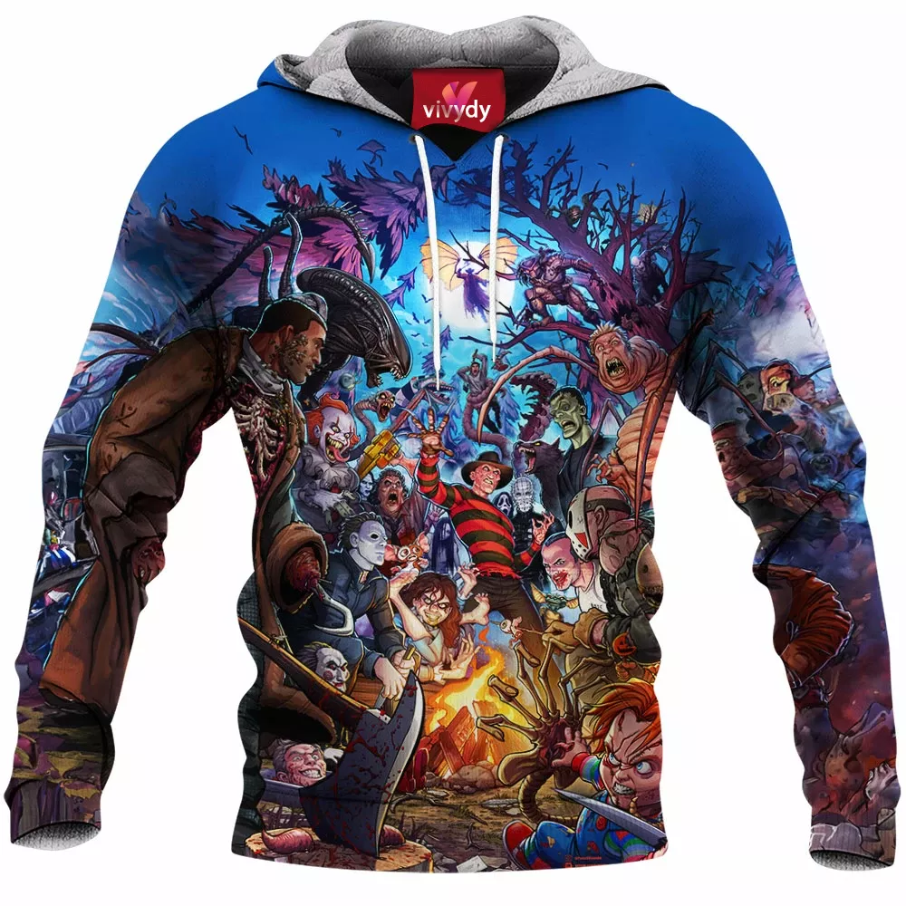 All Horror Characters Hoodie