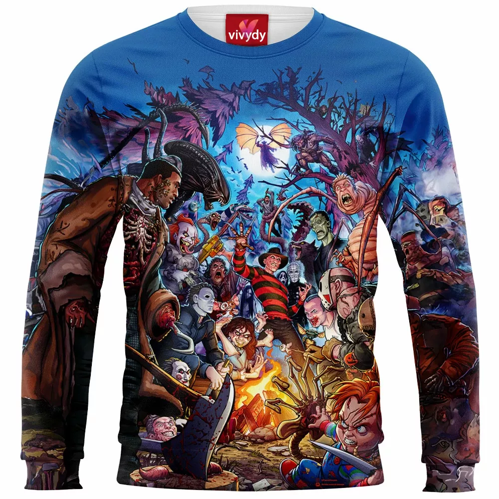 All Horror Characters Sweatshirt