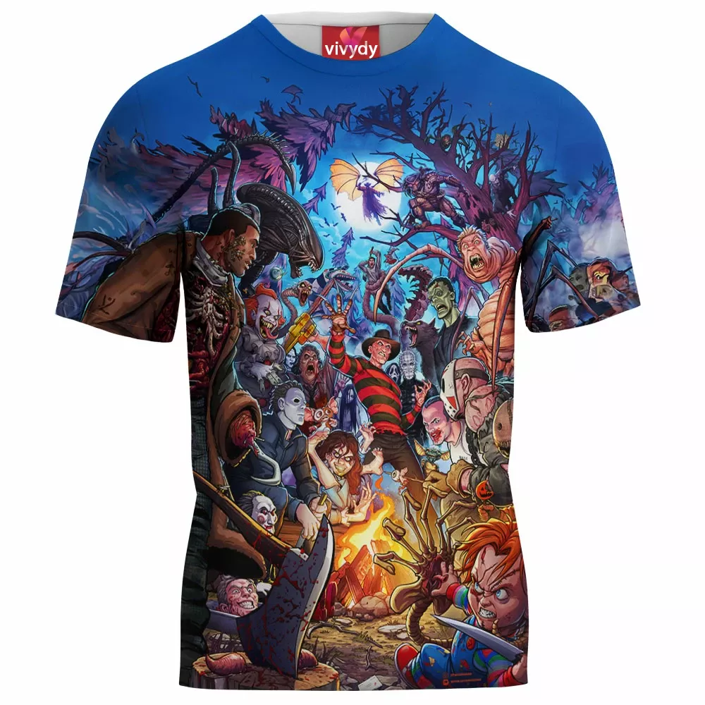 All Horror Characters T-Shirt