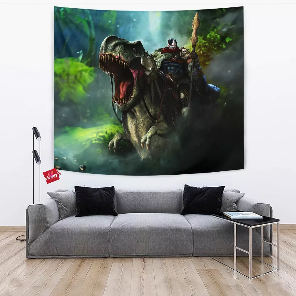 Bane T-rex Tapestry