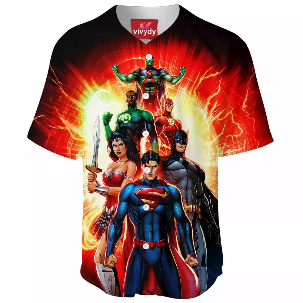 Justice League Baseball Jersey