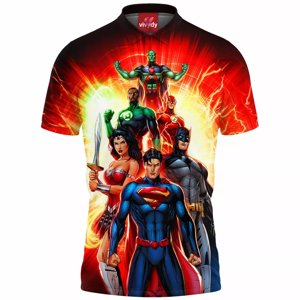 Justice League Polo Shirt